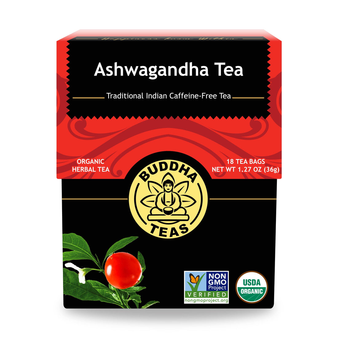 Ashwagandha Tea - Stress Balance & Daily Resilience Ritual (18 tea bags) 